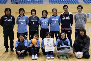 O-30レディースで準優勝のspica☆。静岡市からの参加だった。(※優勝は三重県から出場したチームだった。）