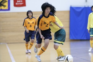U-15静岡県女子フットサル選抜の試合から