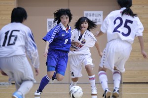 決勝戦：名古屋レディース vs JUVEN FC FLORの一コマ。