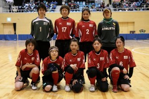 こちらは三重県女子選抜のみなさんです。今月末のトリムカップ全国大会にお互いに東海地域の代表として出場します。