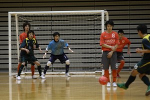 クリニック終了後に行われた静岡県選抜 vs デウソン神戸アスピランチの試合。