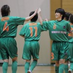 この試合、森本(8)が4ゴール、田中真由美(4)が2ゴール。